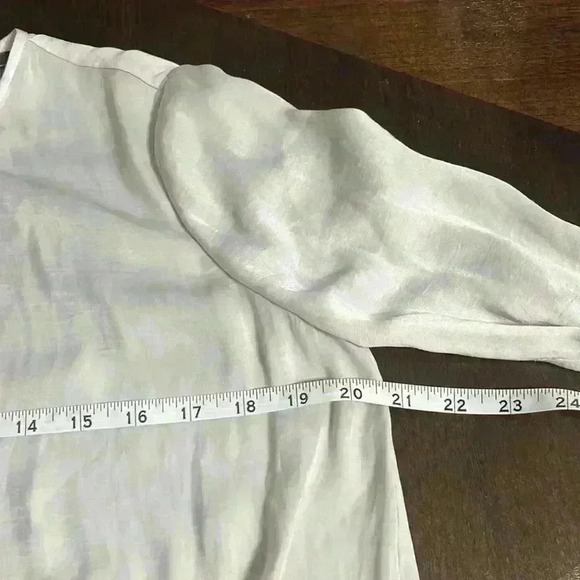 Vince Women's Cross-Front Draped Blouse - Picture 10 of 10